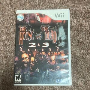 The House of the Dead 2 & 3 Return (Wii) - Black/Red Cover